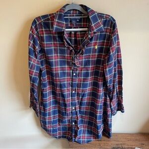 Ralph Lauren tartan plaid mini dress/tunic small
